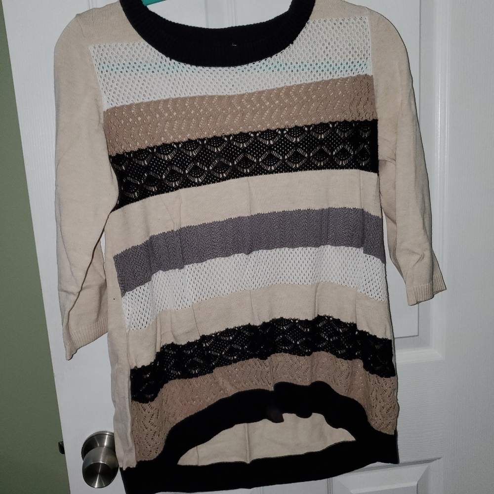 Multi colored sweater